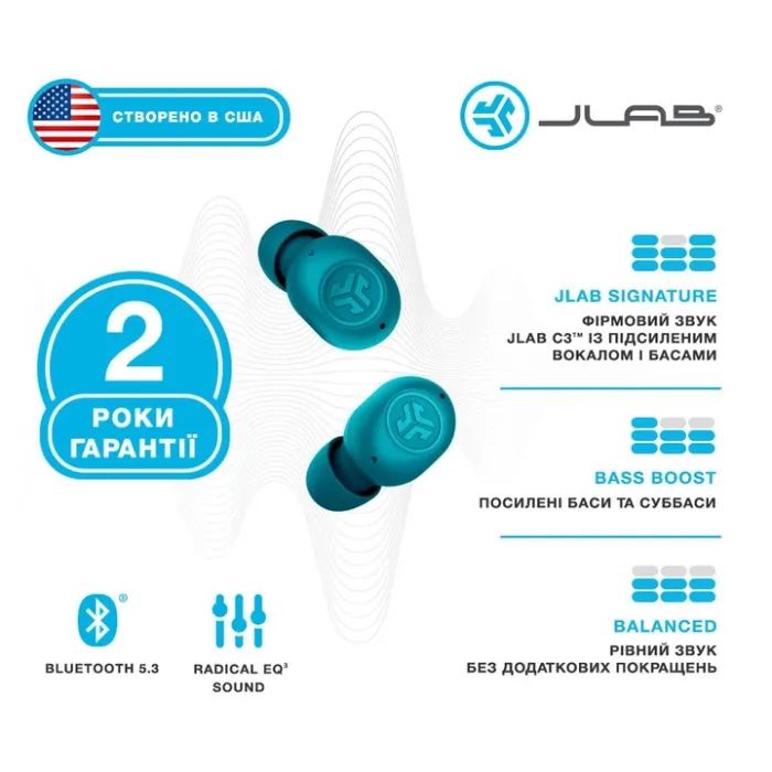 Наушники Jlab JBuds Mini Mint Green (IEUEBJBMINIRMNT124) изображение 3