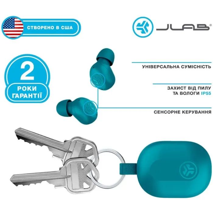 Наушники Jlab JBuds Mini Mint Green (IEUEBJBMINIRMNT124) изображение 5