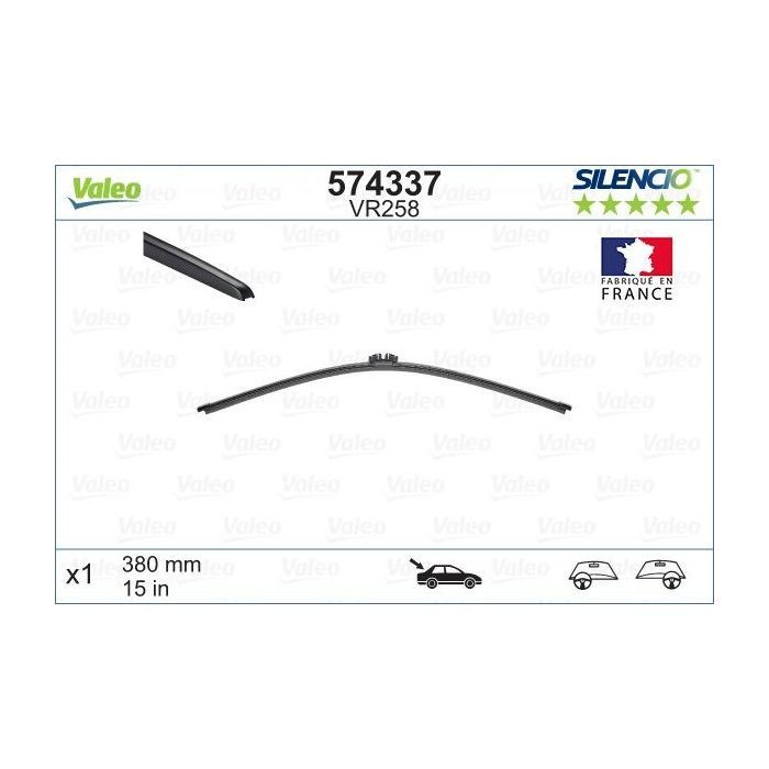 Щетка стеклоочистителя Valeo 574337 изображение 5