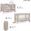 Детский манеж Kinderkraft с пеленатором Joy 2 Beige (5902533925162) изображение 2