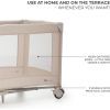 Детский манеж Kinderkraft с пеленатором Joy 2 Beige (5902533925162) изображение 5