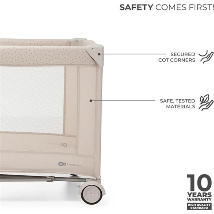 Детский манеж Kinderkraft с пеленатором Joy 2 Beige (5902533925162) изображение 7