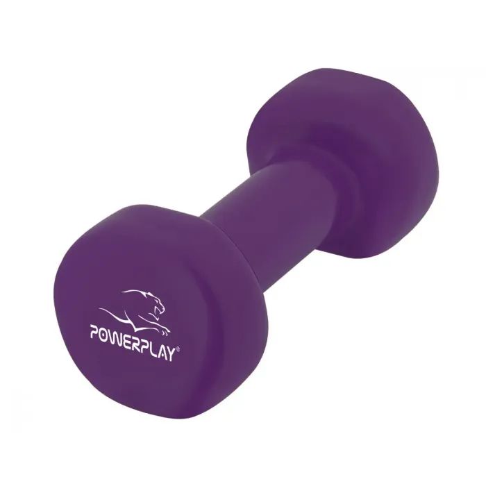Гантель PowerPlay вінілові 4125 Achilles 2 х 3 кг Зелені (PP_4125_3kg_2in) изображение 4