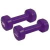 Гантель PowerPlay вінілові 4125 Achilles 2 х 2.5 кг Фіолетові (PP_4125_2.5kg_2in) изображение 6