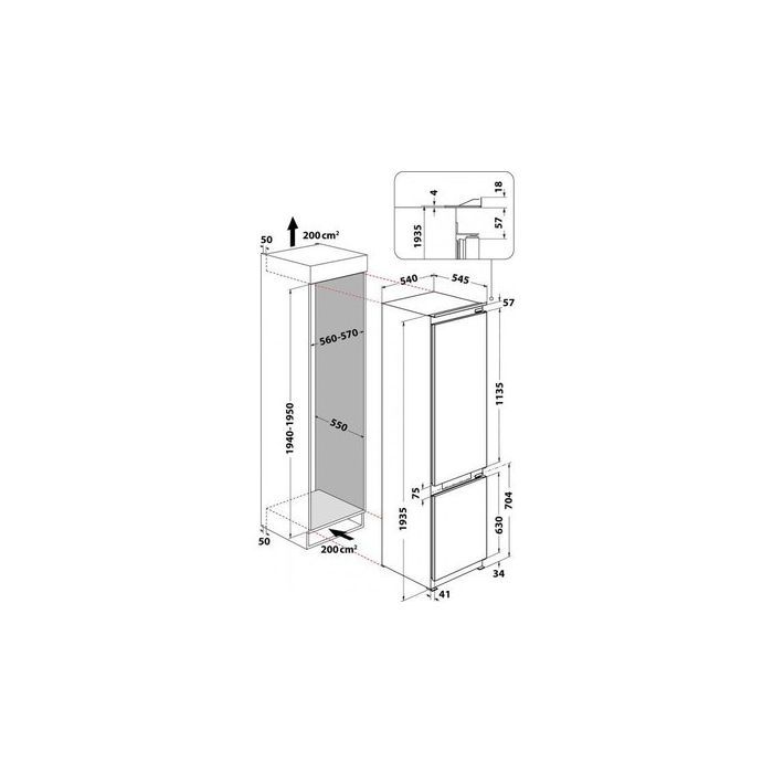 Холодильник Whirlpool WHC20T593 изображение 7