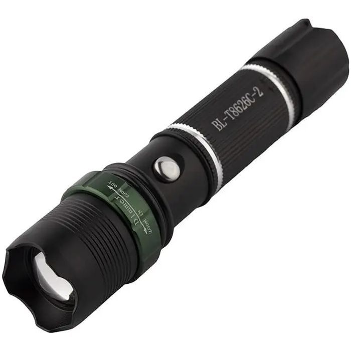 Фонарь X-Balog UV 2 діоди BL-T8626C-2 алюмінієвий діапазон до 300 м (L0-72) изображение 2
