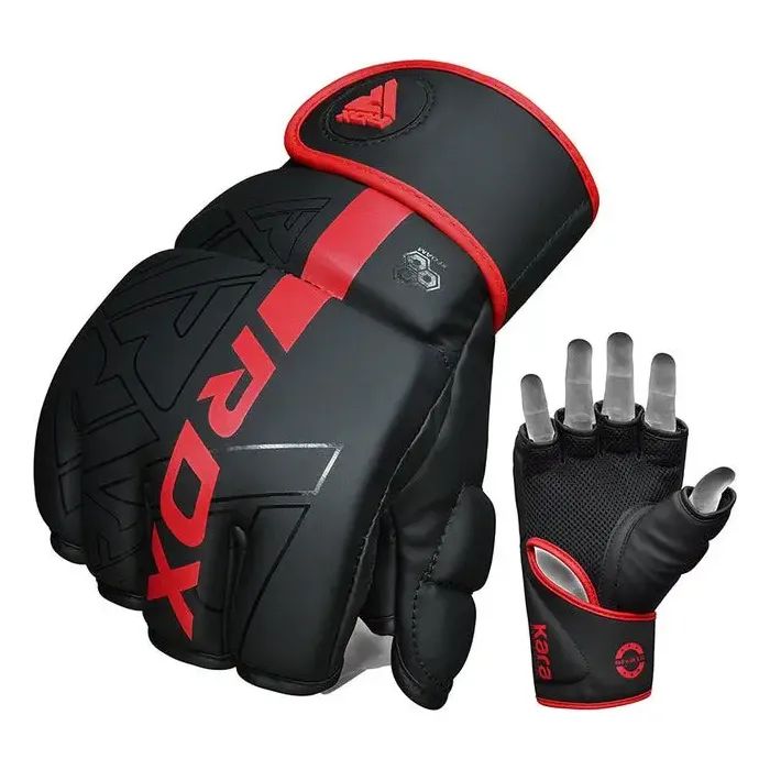 Перчатки для MMA RDX F6 Kara Matte Red Plus L/XL (GSR-F6MR-L/XL+) изображение 3