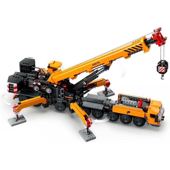 Конструктор LEGO City Жовтий пересувний будівельний кран (60409) зображення 5
