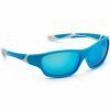 Детские солнцезащитные очки Koolsun Sport бирюзово-белый 6-12 лет (KS-SPBLSH006) изображение 3