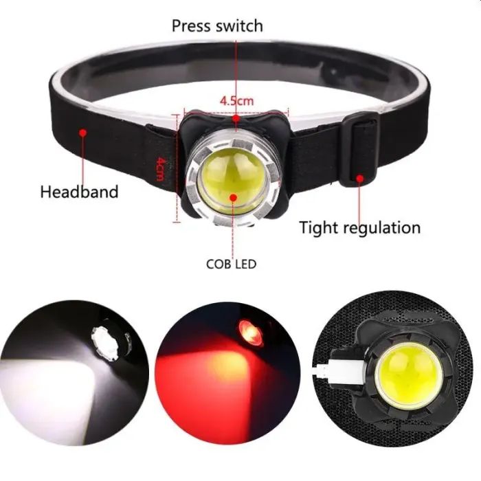 Фонарь Quantum Lucky LED COB + Мicro USB кабель (QM-FL4010) изображение 2