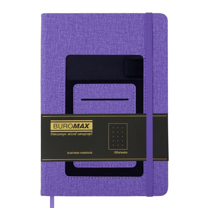 Книга записная Buromax COMFORT А5 96 листов точка, серый (BM.295309-09) изображение 2