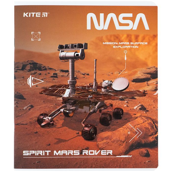 Зошит Kite NASA 48 аркушів, клітинка (NS24-259) зображення 5