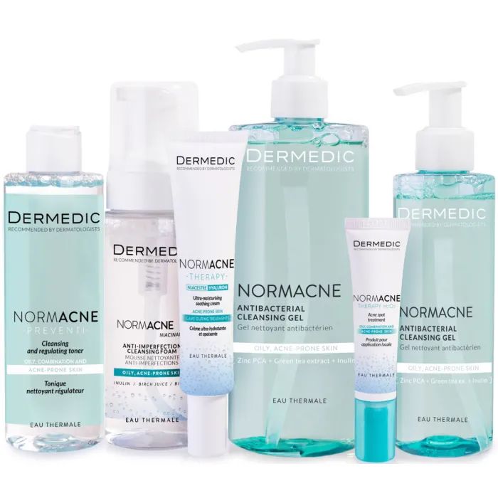 Гель для вмивання Dermedic Normacne Антибактеріальний 200 мл (5901643170097) зображення 4