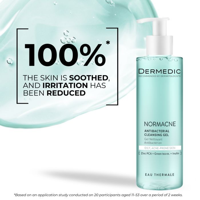 Гель для вмивання Dermedic Normacne Антибактеріальний 200 мл (5901643170097) зображення 5