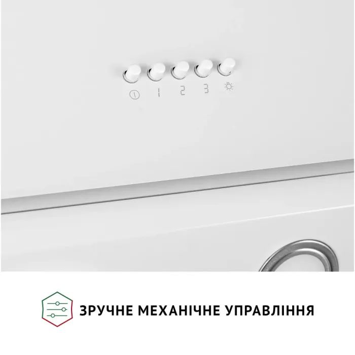 Витяжка кухонна Perfelli VICCO 6HM BIANCO зображення 7