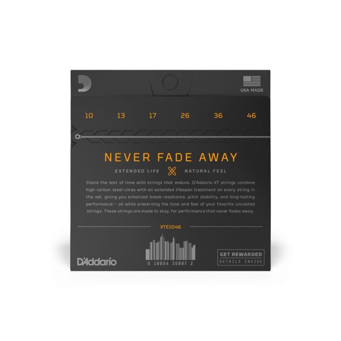 Струны для гитары D'Addario XT Electric Nickel Plated Steel Regular Light (10-46) (XTE1046) изображение 3