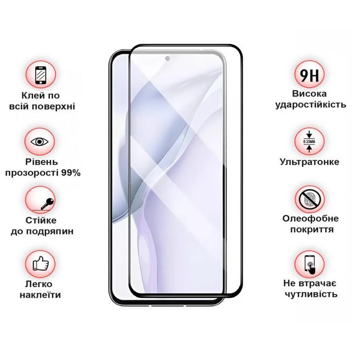 Скло захисне BeCover Nubia Focus 5G Black (711972) зображення 3