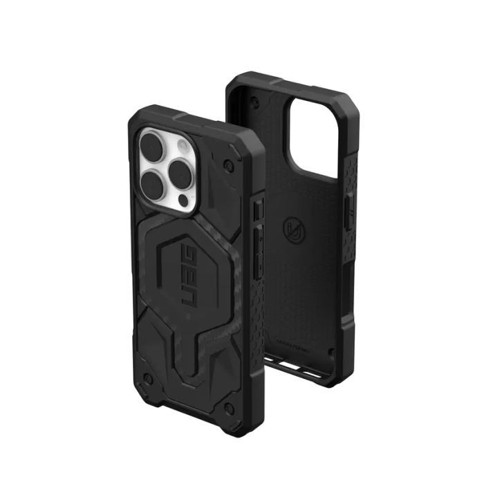 Чехол для мобильного телефона UAG iPhone 16 Pro Monarch Carbon Fiber (114460114242) изображение 6