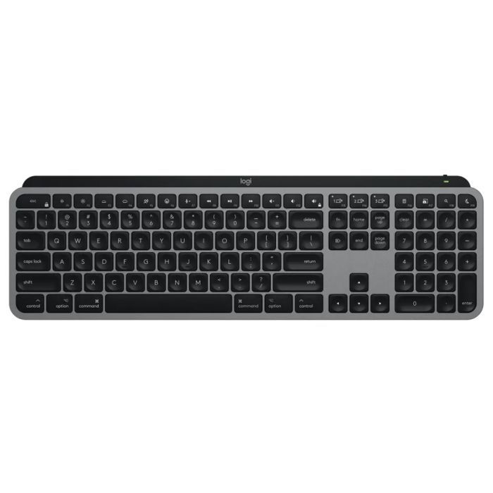 Клавиатура Logitech MX Keys S для MAC Bluetooth/Wireless UA Pale Grey (920-011638)