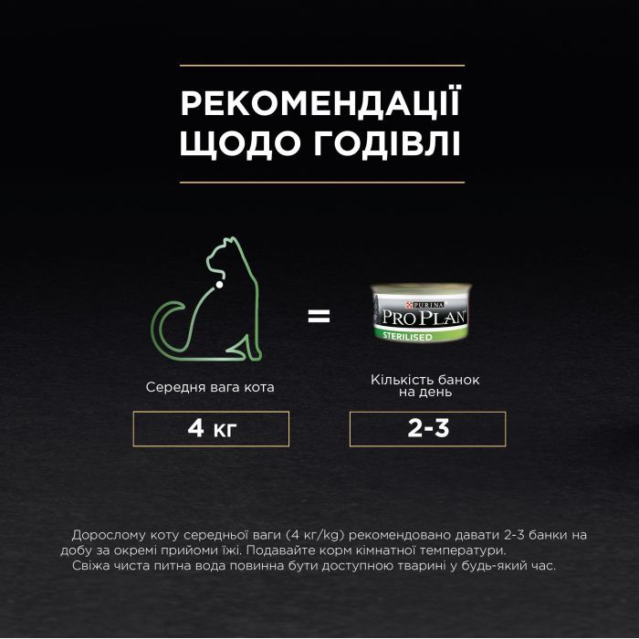 Влажный корм для кошек Purina Pro Plan Sterilised С тунцом и лососем 85 г (8445290173287) изображение 6