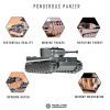 Конструктор Metal Time Колекцiйна модель Ponderous Panzer Heavy Tank Важкий танк Тигр (MT020) зображення 10