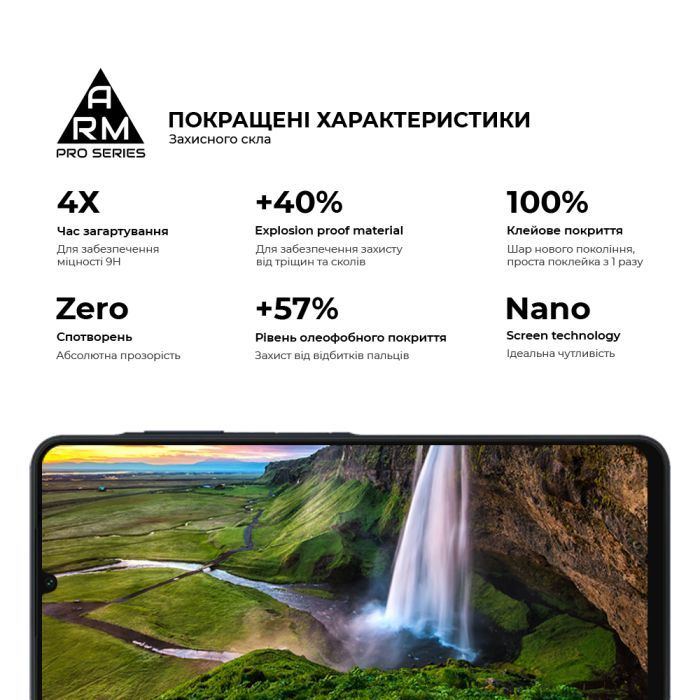Скло захисне Armorstandart Pro Tecno Camon 30 (CL6) Black (ARM77128) зображення 5