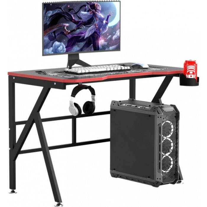 Компьютерный стол GT Racer T-1218 Black (T-1218 (120x60x73) Black) изображение 2