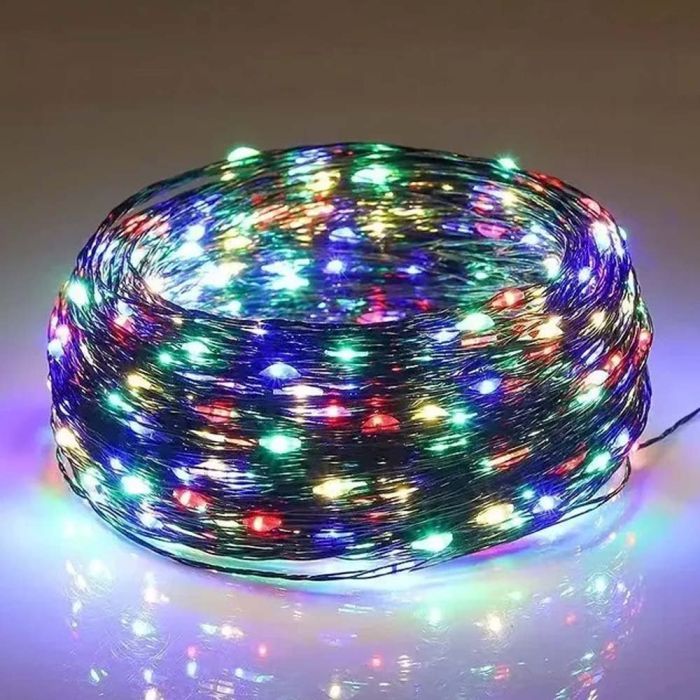 Гірлянда ColorWay Роса LED 50 5 м 8 функцій різнокольорова USB (CW-G-50L5NUMC) зображення 4