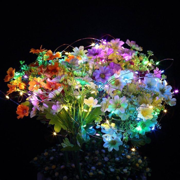 Гірлянда ColorWay Роса LED 50 5 м 8 функцій різнокольорова USB (CW-G-50L5NUMC) зображення 8