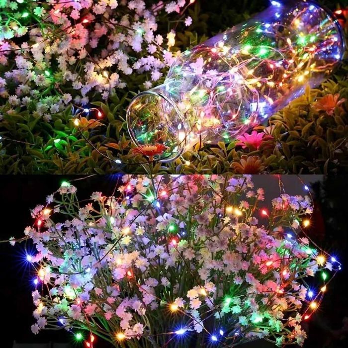 Гірлянда ColorWay Роса LED 50 5 м 8 функцій різнокольорова USB (CW-G-50L5NUMC) зображення 9