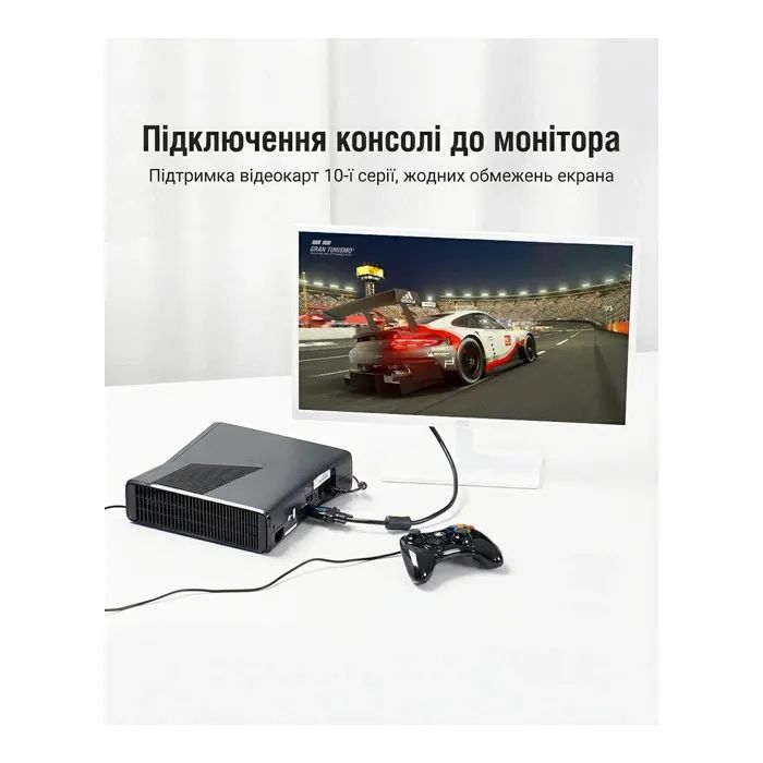 Переходник HDMI M to VGA F 1080P 60Hz 3,5mm Audio Vention (AIDB0) изображение 7