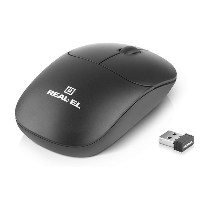Мышка REAL-EL RM-311W Wireless Black (EL123200041) изображение 3