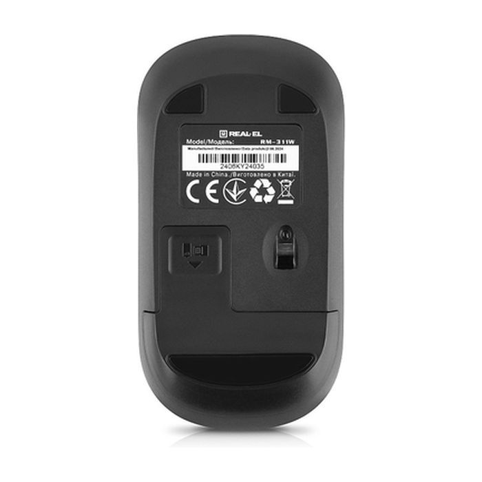 Мышка REAL-EL RM-311W Wireless Black (EL123200041) изображение 8