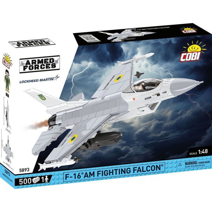 Конструктор Cobi Самолет F-16C Fighting Falcon (UA), 500 деталей (COBI-5893)