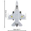 Конструктор Cobi Самолет F-16C Fighting Falcon (UA), 500 деталей (COBI-5893) изображение 6