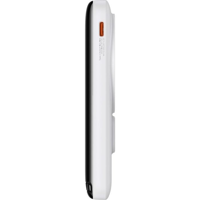 Батарея универсальная Baseus Magnetic Bracket 10000mAh 20W, White (PPCXZ10) (PPCX000002) изображение 4