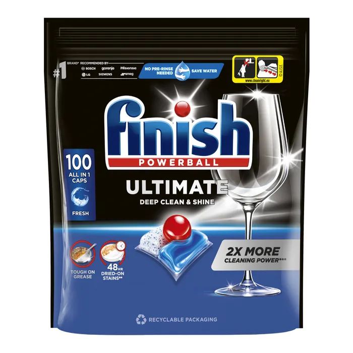 Таблетки для посудомийних машин Finish Ultimate All in 1 100 шт. (5908252012091)