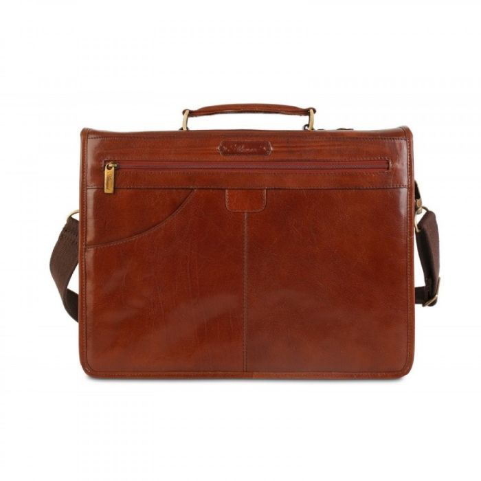Сумка Ashwood Gareth Briefcase VT Chestnut (GARETH VT CHESTNUT) зображення 2