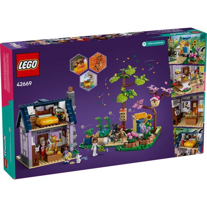Конструктор LEGO Friends Будиночок і квітник бджолярів (42669) зображення 10