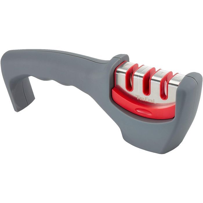 Точилка для ножей Tefal Fresh Kitchen, нержавіюча сталь, пластик, сірий (K2090514) изображение 2
