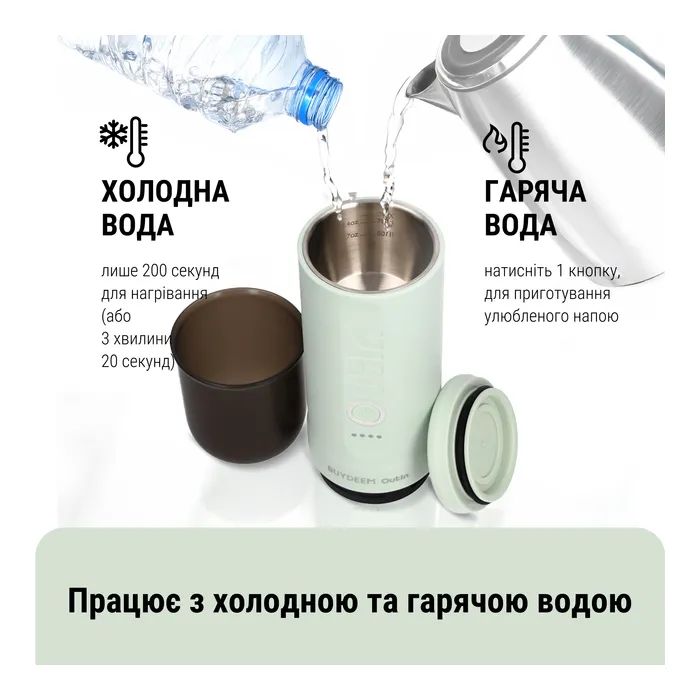 Кавоварка кемпінгова Buydeem Outin X Oat White (OTEM-01-OW) зображення 3