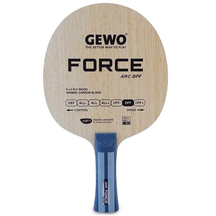 Ракетка для настільного тенісу Gewo Zoom Pro OFF-, Inventus XT Pro 47.5+Elaxxon 45.0, ST (1163800003) (931317)