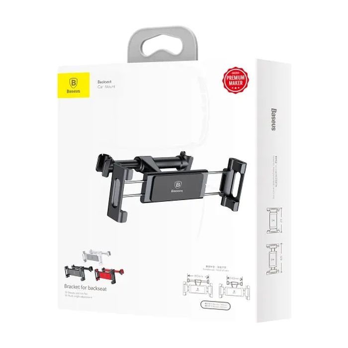 Универсальный автодержатель Baseus Back Seat Car Mount Holder Black (SUHZ-01) изображение 8