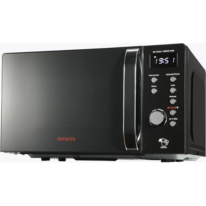 Мікрохвильова піч AIWA NAMICOOK CRYSTAL20 (MW-202DG BK) зображення 3
