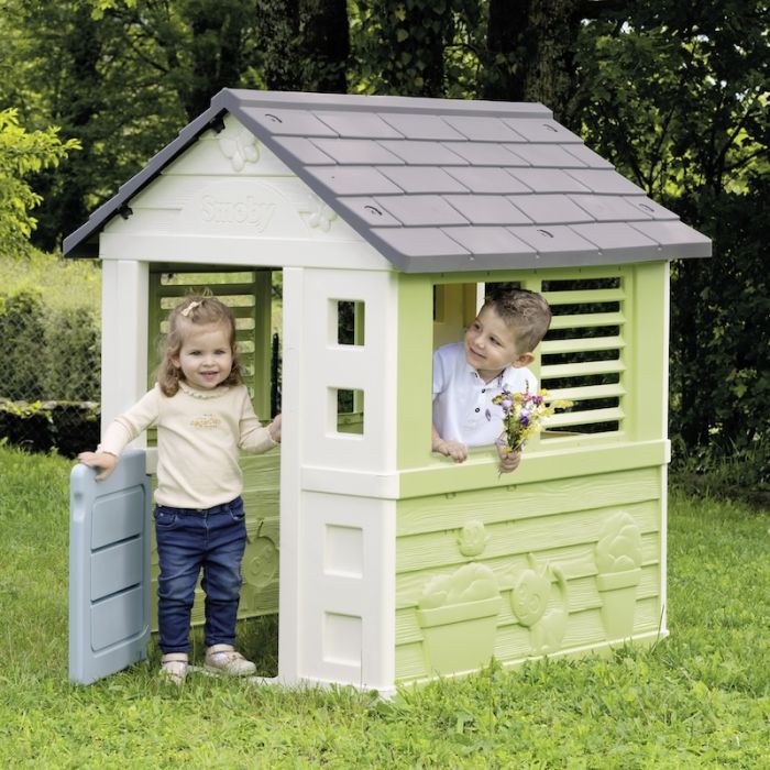 Игровой домик Smoby Life Райдужний зі ставнями, 110х98х127 см (7600810737) изображение 3