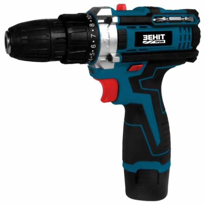 Шуруповерт Зеніт Профі ЗПША-12/15 S2 1.5Ah (853782) изображение 2