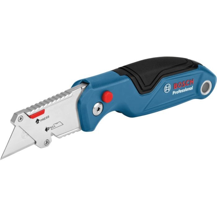 Нож монтажный Bosch набор 2 шт, складной трапециевидный, сегментированный (1.600.A01.6BM) изображение 4