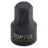 Торцева головка Toptul 1/4" HEX 5мм (цілісна) (BCDB0805)