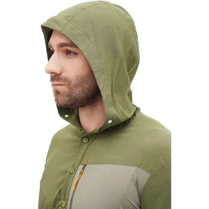 Сорочка Turbat Maya Hood Trek Mns capulet olive - S - оливковий (012.004.4918) зображення 4
