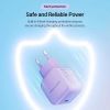 Зарядное устройство Vention 1xUSB-C 20W PD3.0/QC3.0 Purple (FEJV0-EU) изображение 2